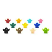 Ghost Meeple Figures Mega Pack (55PCS 11 Color) for Board Games