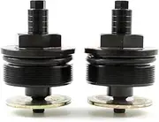 for Suzuki DR650SE 1996-2020 Motorcycle Preload Adjusters Fork Bolts Cap Preload Fork Bolts(Black)