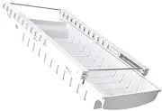 Refrigerator Hanging Storage Rack,Ziplock Bag Organizer for Fridge,Telescopic Storage Rack for Fridge Freezer Refrigerator,Fridge Organizer,Household Storage Bag Storage Rail Rack,for Food Bag Zip-Bag