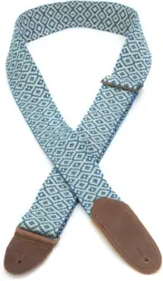 LM Products Tapestry Guitar Strap - Blue (3-pack) Bundle