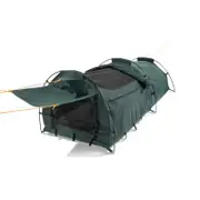 Burke and Wills Coolabah Dome Canvas Swag - Single - Green