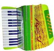 Accordion Musical Instrument Toy,Accordion Toy 6Bass 17Keys Button Accordion | Lightweight Educational Toy Cute Preschool Musical Instrument for Beginners & Kids
