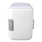 AU (White)4L Mini Fridge Cooling Warming Low Noise Single Door Portable Small