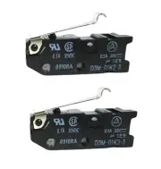 2pcs Omron Electronic Components D3M-01K3-3 Microswitch, 0.1A, 30VDC, SPST, N.O.