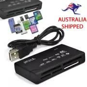 All In One Multi Memory Card Reader Adapter Support TF CF SD Mini SD MMC MS XD
