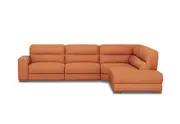 ELLYSE LEATHER RHF Corner Chaise