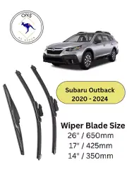 WIPER BLADES FOR SUBARU OUTBACK 2020-2024 (for: Subaru)