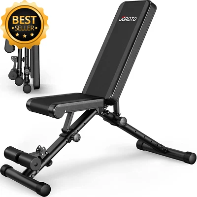 Adjustable Weight Bench 700lbs Load Strength Training Full Body Auto-Lock MD35