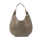 [Savette] Savette Small Florence Suede Top-handle Shoulder Bag ONE SIZE BROWN