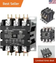 60 Amp 75 RES 3 Pole 120v coil DP Contactor A2L Compliant UL Recognized & App...