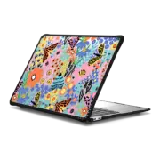 MacBook Air 13-inch (M1 / Intel) Impact Case Flower Meadow Butterflies Moth Floral Field Maximalist Dopamine Pattern
