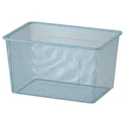 TROFAST mesh storage box, grey-blue, 42x30x23 cm