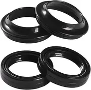 Front Fork Oil Seal & Dust Cover For SM510R SM610S SM610 IE SMR630 IE TE610 ie TE630 ie WR125 1998-2009 2010 2011 2012(2pcs oil 2pcs dust)