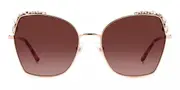 Carolina Herrera HER 0145/S DDB/3X Women’s Sunglasses Gold Size 59