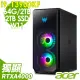 【Acer 宏碁】i9 RTXA4000電競桌機(PO5-650/i9-13900KF/64G/2TSSD+2TBHDD/RTXA4000-16G/W11)