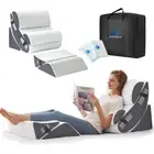Ahpmeoa 6PCS Orthopedic Bed Wedge Pillow Set for Sitting up in Bed Memory Foa...