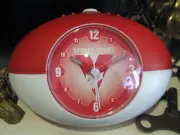 AFL SYDNEY SWANS Clock Football shaped Alarm Clock -NEW!