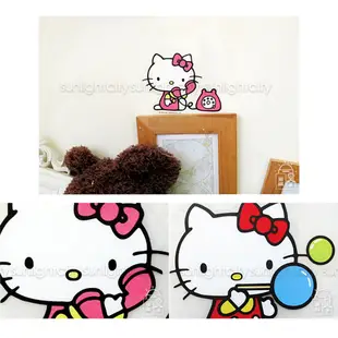 ○日光城。Hello Kitty防水貼紙