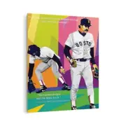 1986 World Series Game 6 NY Mets-Bill Bucker 8x12 Canvas Art-FREE SHIPPING