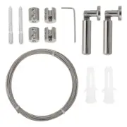 Picture Hanging Cable String Light Suspension Kit Curtain Hanging Wire Kit