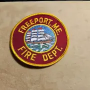 Freeport Maine Fire Department Patch Unused