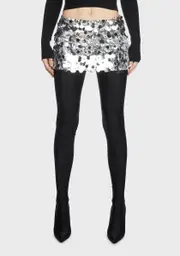 [Edikted] Sabina Low-Rise Sequin Mini Skirt