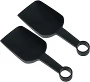 Toddmomy 2pcs Ergonomic Garden Trowels Durable Plastic Hand Shovels with Hanging for Easy Planting and Digging for Gardening Tasks