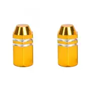 Trik Topz Hex Finned Valve Cap - Gold Intended For Use With Schrader Valves