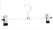 Amazon Basics Metal Pants and Skirt Hangers with Clips 30-Pack, New