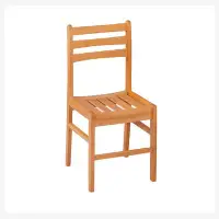 在飛比找Yahoo!奇摩拍賣優惠-【上丞家具】377-1 三橫椅 餐椅 排骨板椅 紳士椅 餐椅