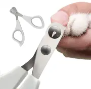 Precision Circular Hole Cat Nail Clippers and Trimmers - Expert Grooming Tool fo