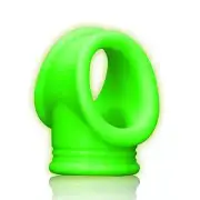 Ouch! Glow in the Dark Penis Ring & Ball Strap