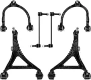 6pcs Front Lower Upper Control Arm Stabilizer Link Set Compatible For Chrysler 300 Compatible For Dodge Charger Challenger 2012-2022