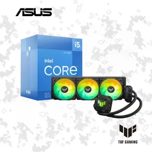 【ASUS 華碩】搭i5-12400★TUF Gaming LC II 360 ARGB一體式水冷+Intel Core i5-12400 CPU
