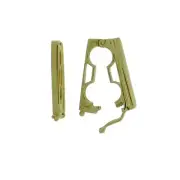 Double Hole Pearl Shortener Enhancer Attacher Holder Snap Clasp 14K Yellow Gold