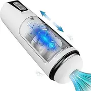 Sex Toys for Men Hands Free Electric Malemasterbrators Toy with Powerful Thrusting Rotating Modes for Stimulation Electric Pocket Pussy Vagina Men's Hoodies Charge A1G18
