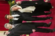 Adrien Broday family at 75th Academy Awards Kodak Theater March 2- 2003 Photo