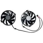 For XFX R9 370 380 380X R7 360 QICK Graphics Card 1Pair FDC10U12S9-C Cooling Fan