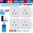 16A Smart AU Socket Plug Tuya WiFi Zigbee Voice Control for Alexa Google Home