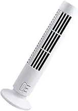 MERRYHAPY Tower Fan Bladeless Electric Fan for Boys and Girls Elderly Home Purifier 2 Speeds Oscillation