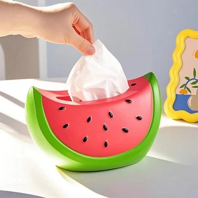 Tissue Holder Dispenser Watermelon Design Tissue Box Cover for Dinning Table
