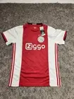 NWT Mens Size M White Red Ajax Amsterdam Away Soccer Jersey