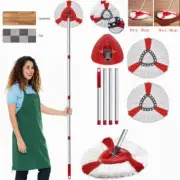 Spin Mop Head Replacement, Base, Handle for Vileda Turbo Microfibre Mop Refills