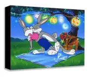 Bugs Bunny Looney Tunes WB Mighty Mini Ltd Ed Canvas Print Enchanted Evening
