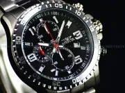 NEW Invicta Men's PILOT 45mm Quartz Chronograph All Gunmetal Ion Plated SS Watch