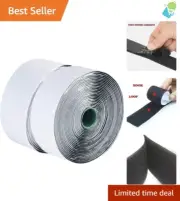 2” x 23’ Heavy Duty Adhesive Hook and Loop Tape - Ideal for Indoor & Outdoor