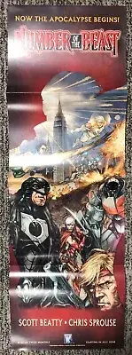 NUMBER OF THE BEAST PROMO POSTER (NEW) WILDSTORM CHRIS SPROUSE 2008