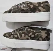 Superga 2790 Platform Camouflage Canvas Unisex Sneakers Size 38, M6, W7.5 - NEW