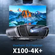 New ViewSonic 4K Projector X100-4K+UHD 2,900 LED Lumens Wi-Fi OSD 23 Languages
