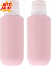 2Pcs Silicone Travel Bottles, 200ml Leak-Proof, Refillable Toiletry Containers